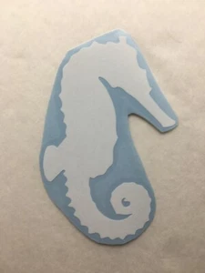 Sea Horse Die Cut Vinyl Sticker Decal Beach Summer Reef - Picture 1 of 3