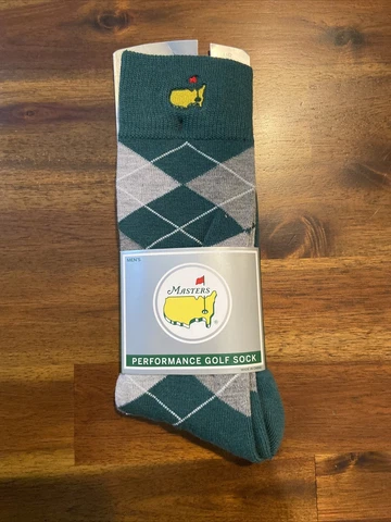 Augusta National Masters Argyle Performance Golf Sock Socks NEW Cover