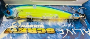 Hélice de hundimiento IMAKATSU Alive Screw Minnow 90 3,6" 1/2 oz/13 g azul rayo nuevo en caja - Imagen 1 de 3