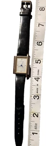 Vintage Women's Silver Guess Watch With Black Band - Picture 1 of 8