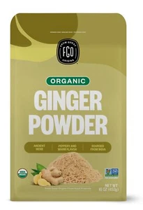 FGO Organic Ginger Powder Imported from India 16oz Packaging May Vary Pack of 1 - Picture 1 of 7