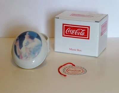 Coca-Cola Music Ceramic Jar with Lid in Box, Style No. 39059, 1990  - Image 1 of 2