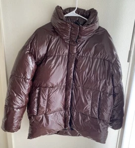 Chaqueta acolchada aislante BADGLEY MISCHKA para mujer talla mediana marrón brillante $296 - Imagen 1 de 6