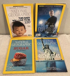 (Lot of 4) 2013 NATIONAL GEOGRAPHIC MAGAZINES, May June August September - Picture 1 of 12