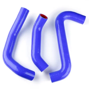 For Subaru Legacy L/GT 2.5L 2000-2004 Blue 3pcs Silicone Radiator Hose 3ply Kit - Picture 1 of 12