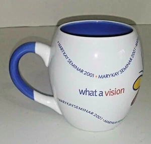 Mary Kay 2001 What A Vision Seminar Coffee Tea Mug What A Life Butterfly 10oz - Picture 1 of 5