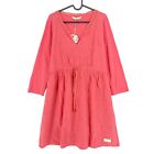 Rrp ?164 Odd Molly Pink Leaving Happier Long Sleeves Dress Size 0 / Xs 3 / L