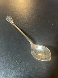 “Monticello” Olive Spoon by Lunt Sterling, Pierced, 16.7 g, 6 3/8” Free Ship - Picture 1 of 6