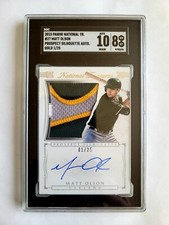2015 PANINI NATIONAL TREASURES GOLD MATT OLSON RC/PATCH/AUTO! 1/25! SGC 8! 1/1!