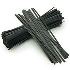 Flixall. 5 inches Twist Ties Pack of 100 - Premium Quality Reusable Black Pla...