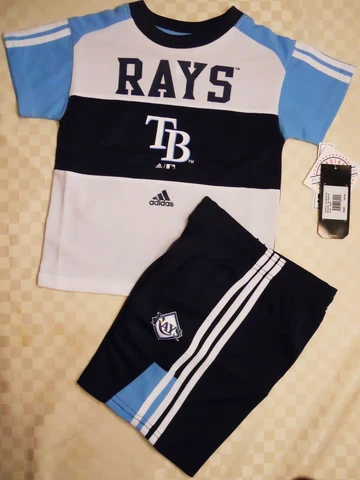 TAMPA BAY RAYS KIDS 2 PC MESH SHORT SET Cover