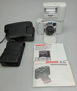 Minox 35 AL + FA-35 Flash White Weiß Blanc - Picture 1 of 5