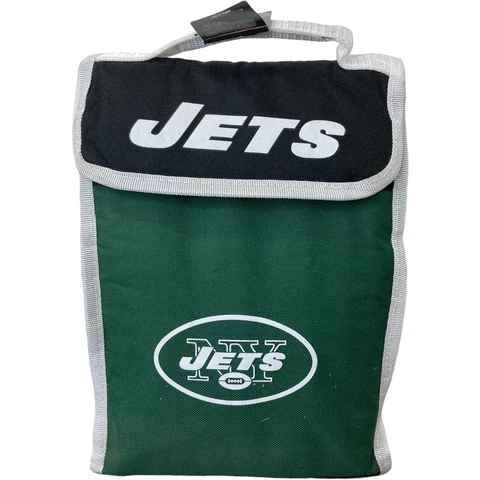Brand New New York Jets NFL Team Logo Insulated Lunch Bag Box Cover
