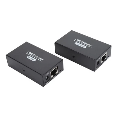 Für USB Extender 262ft über Single Ethernet Cat5e 6 7 USB RJ45 LAN Extender mit - Bild 1 von 4