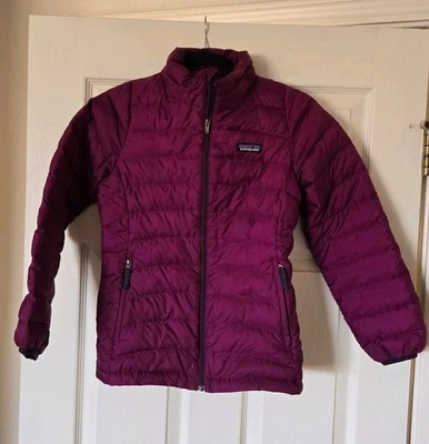 Patagonia Niños Talla Mediana 10 Cola Desplegable Suéter Chaqueta Noche Ciruela Usado en Excelente Condición Foto 1 de 4