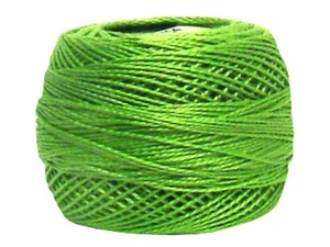 DMC 116 8-704 Pearl Cotton Thread Balls, Bright Chartreuse, Size 8 - Picture 1 of 1