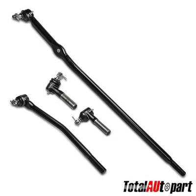 Extremo de barra de amarre delantero interior y exterior 4 piezas para Ford E-150 E-150 Econoline/Club Wagon Foto 1 de 4