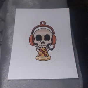 Calcomanía Call of Duty Black Ops 7 Little Caesars calcomanía pegatina 2" nueva calavera de pizza micro - Imagen 1 de 5
