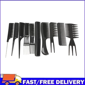 10pcs Comb Make Up Comb Professional Hair Combs Anti-static Hairbrush - Afbeelding 1 van 12