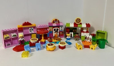Huge Lego Duplo Mixed Sets Lot Pizzeria My First Shop Parts & Pieces Figures - Image 1 of 4