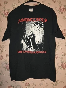 Vintage The Aggrolites Los Angeles Reggae T-Shirt Ska Band 2000s Sz Medium RARE - Picture 1 of 3