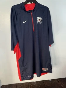 Camicia uomo Nike Dri-Fit Belmont Bruins blu navy/rosso poliestere manica corta 2xl - Foto 1 di 5