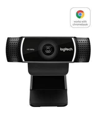 Logitech C922 Pro Stream Webcam schwarz - Bild 1 von 4