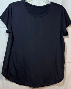 Zella T-Shirt Damen Gr. L schwarz Stärke Performance Rundhals kurz Flügelarm - Bild 1 von 10