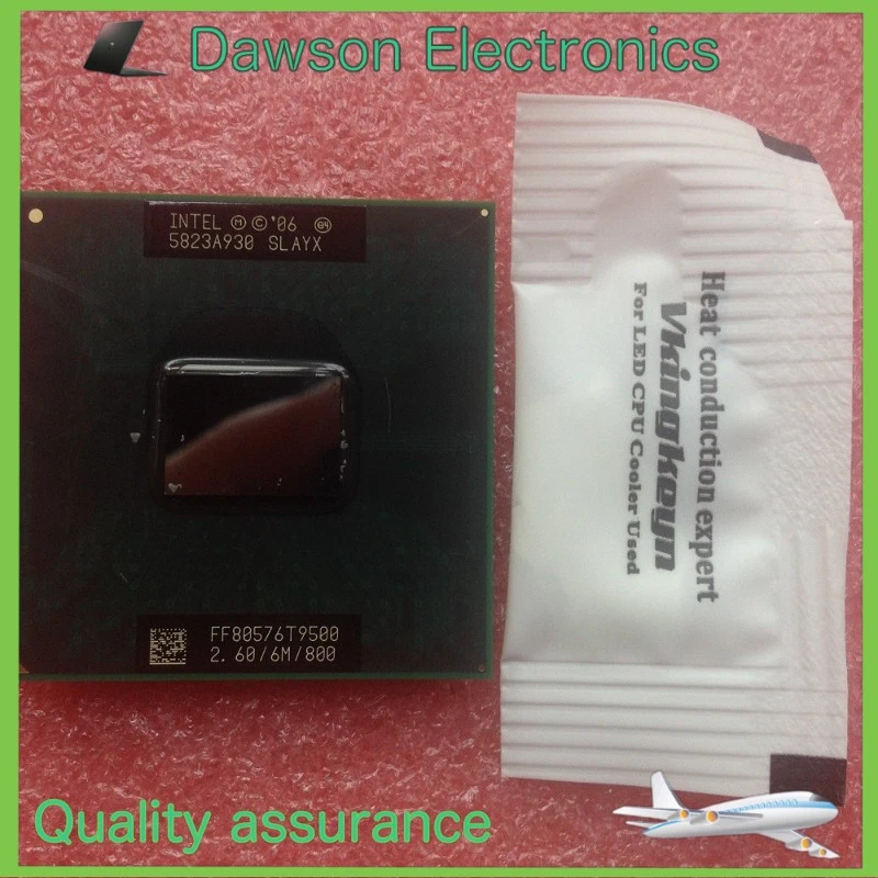 Intel Core 2 Duo T9500 SLAYX 2.6Ghz 6M 800MHz Socket P Mobile CPU Processor - Image 1 of 2