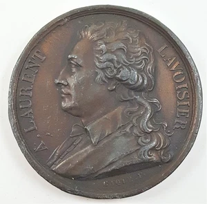 Collector's Gem: French Medal Honoring Chemist A. Lavoisier (VF) ๐ซ๐ท - Picture 1 of 2