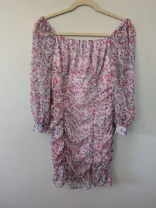 Mini Vestido Floral Lechera Coqueta Cottagecore Suave Romántico Femenino Delicado L - Imagen 1 de 14