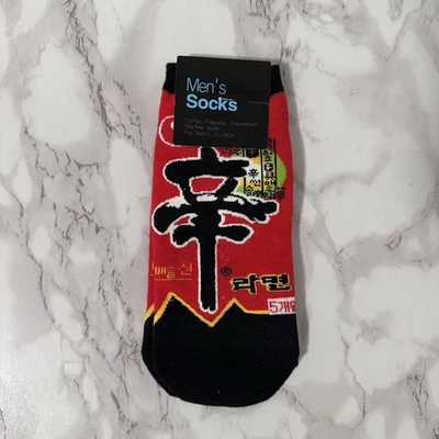 Korean Shin Ramen Mens Ankle Socks 26-29cm Made in Korea - Image 1 of 3