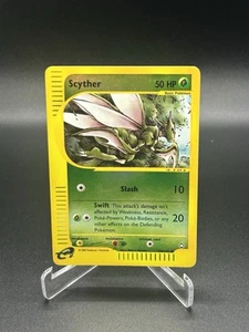 Scyther Reverse Holo 106/147 Aquapolis English Pokemon Card WoTC E-Reader - Picture 1 of 3