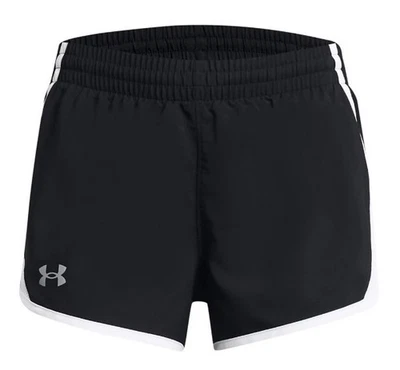 Under Armer Big Girls Fly-By 3" Black Shorts YXLARGE NWT MSRP$25.00 - Image 1 of 3