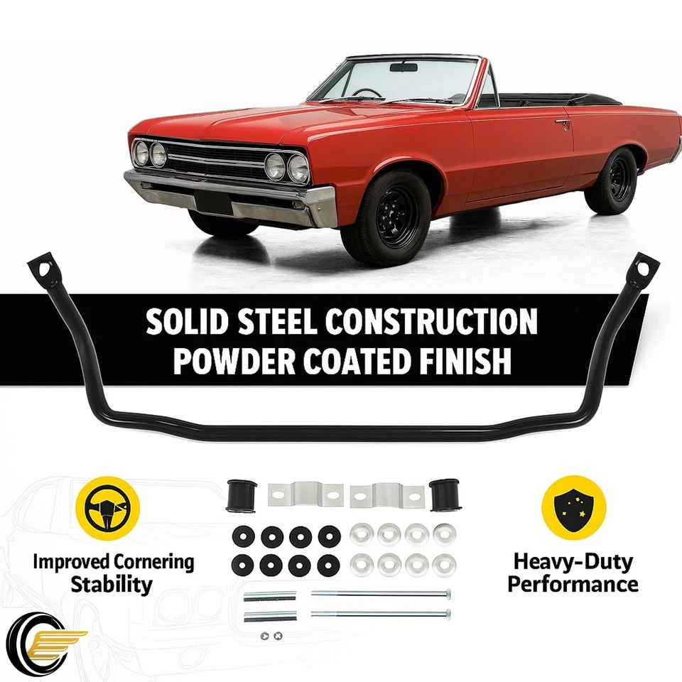 Kit de barra estabilizadora delantera de rendimiento para Chevy Chevelle A-Body Cutlass GTO 1964-1977 Foto 1 de 4