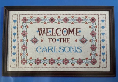 Welcome Cross Stitch Kit - Current #7060-2 1982 - Image 1 of 3
