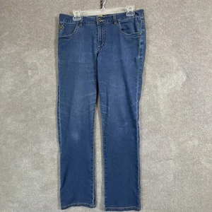 Browning Jeans Damen 8 32x30 gerades Bein bestickt Hirsch Outdoor Hose Huntin - Bild 1 von 23