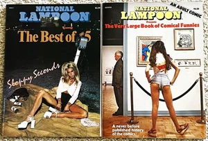 NATIONAL LAMPOON-HUMOR  MAGAZINE-2 DIFFERENT SPECIALS-BEST OF #5-COMICAL FUNNIES - Bild 1 von 3