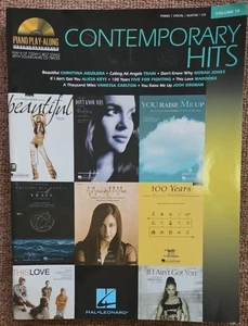 Contemporary Hits Piano Play-Along Volume 19 Book Piano Vocal Guitar No CD - Picture 1 of 5