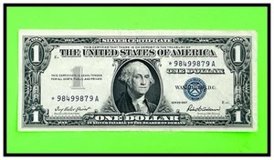 UNITED STATES OF AMERICA ONE DOLLAR SILVER CERTIFICATE SERIES 1957 E161 MINT - Picture 1 of 2