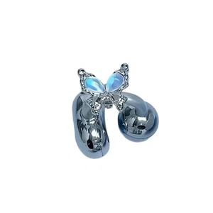 Shimmering Butterfly Earphone Decoration Metal DIY Ear Clip For Customs Styles - Picture 1 of 8