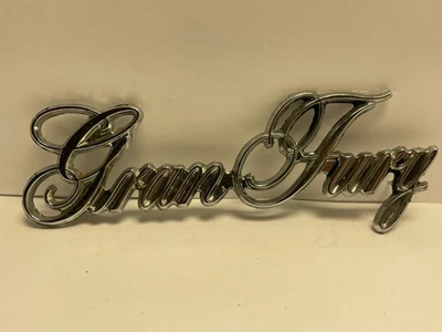 VINTAGE PLYMOUTH GRAN FURY EMBLEM Badge OEM 3811505 - Image 1 of 4