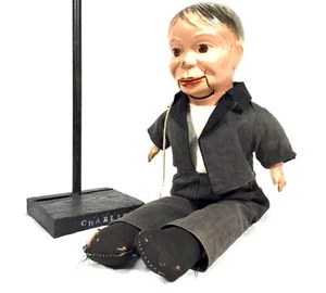 Antiker Charlie McCarthy Bauchredner Dummy aus den frühen 1930er Jahren von The Reliable Doll Co - Bild 1 von 12