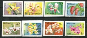 VIETNAM 1979, FIORI: ORCHIDEE, Scott 1017-1024 IMPERFORATI, NUOVI DI ZECCA - Foto 1 di 1