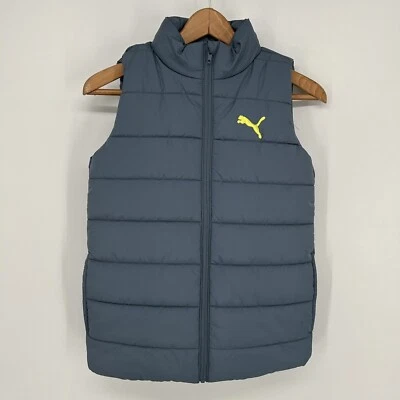 Куртка для девочек Puma средняя синяя на молнии пуховик для улицы - Изображение 1 из 4