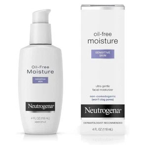Neutrogena Oil-Free Moisture Sensitive Skin 4 Fl Oz Pump Bottle Discontinued HTF - Picture 1 of 3