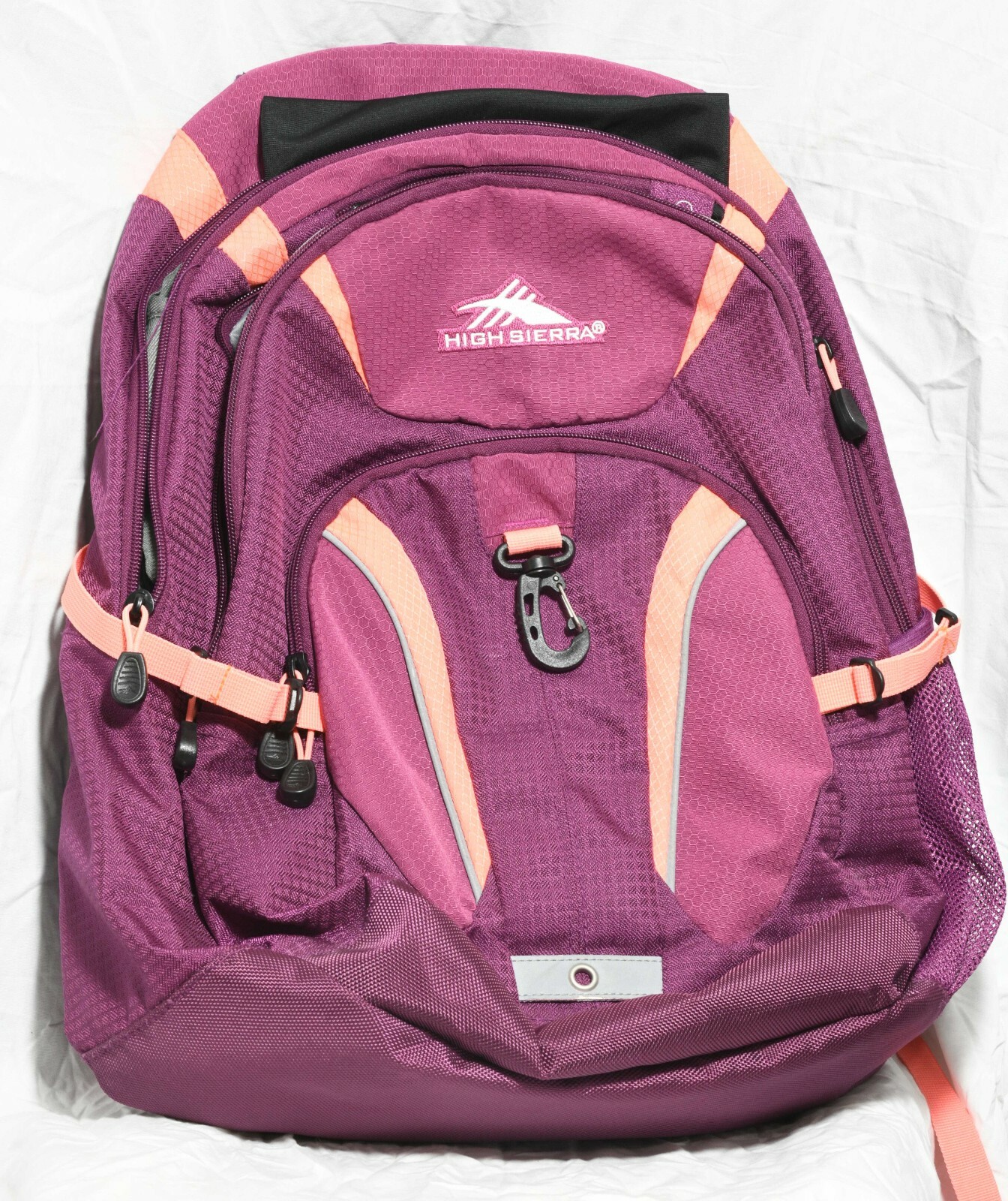 High Sierra Purple/ Burgundy Backpack 