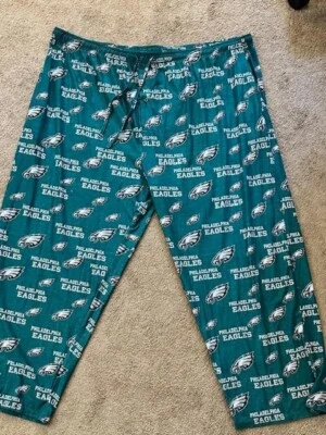 NFL PhilaEagles 球队服装睡衣裤服装聚酯纤维/氨纶尺寸 4XB — 第 1/4 张图片