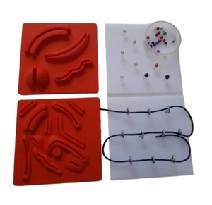 laparoscopic suture pad offers a lifelike simulation of suturing tissue 4piece - Picture 1 of 6