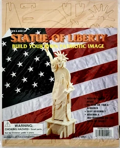 Build Your Own Statue of Liberty Wooden Puzzle Kit – Patriotic DIY Model Set - Picture 1 of 3
